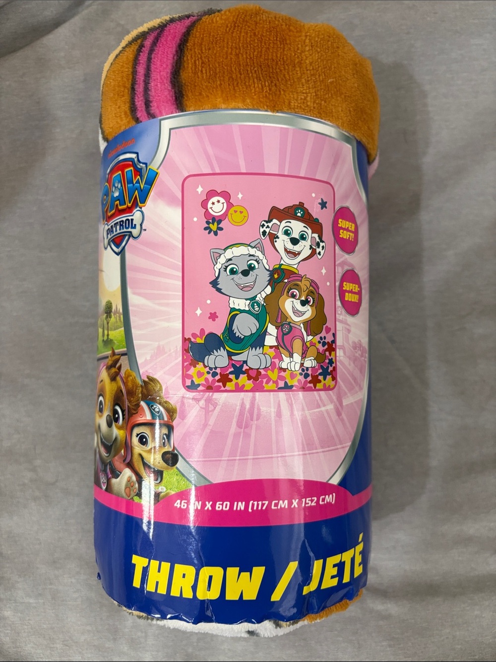 Paw Patrol Character Throw Blanket